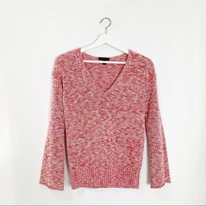 J. Crew Flared Sleeve V-Neck Knit
